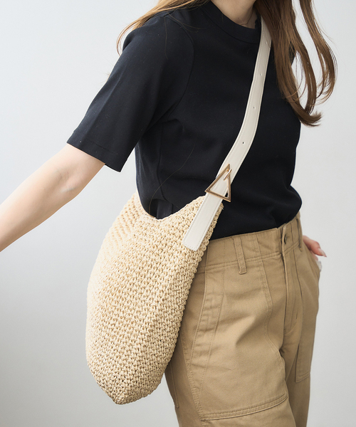 LE TALON（ルタロン）の「LE TALON TRIANGLE SUMMERバッグ（トートバッグ・レディース・アイボリー/ブラック・FREE）」の7枚目の写真