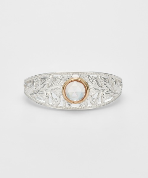 agete シルバー10 kリング ラブラドライト装飾 シルバーラブラドライトリング（リング）｜agete（アガット）の