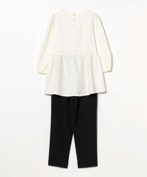 B:MING by BEAMS（ビーミングバイビームス）の「【セットアイテム】ジャカード プルオーバー × パンツ セット（S～M）（スーツセット・レディース・ホワイト系その他5/ブラック・SMALL/MEDIUM）」の12枚目の写真