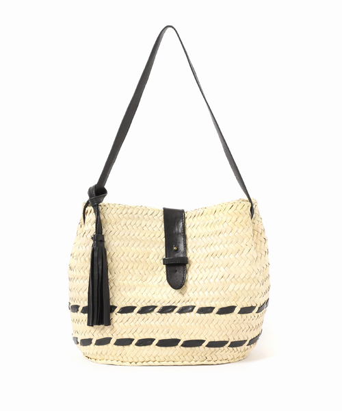 Spick & Span（スピックアンドスパン）の「KECH LeS ESSENTIELS/ケシュルエッセンシャル 別注カゴバッグ（かごバッグ・レディース・ブラック/ブラウン・FREE）」の16枚目の写真