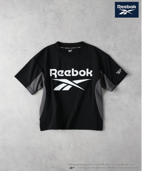 Right-on(ライトオン)の「【Reebok】【Reebok】配色切り替えTシャツ(Tシャツ/カットソー・キッズ・ブラック/ホワイト/グリーン・140/150/160/130)」の6枚目の写真