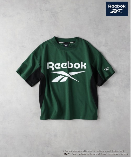 Right-on(ライトオン)の「【Reebok】【Reebok】配色切り替えTシャツ(Tシャツ/カットソー・キッズ・ブラック/ホワイト/グリーン・140/150/160/130)」の7枚目の写真