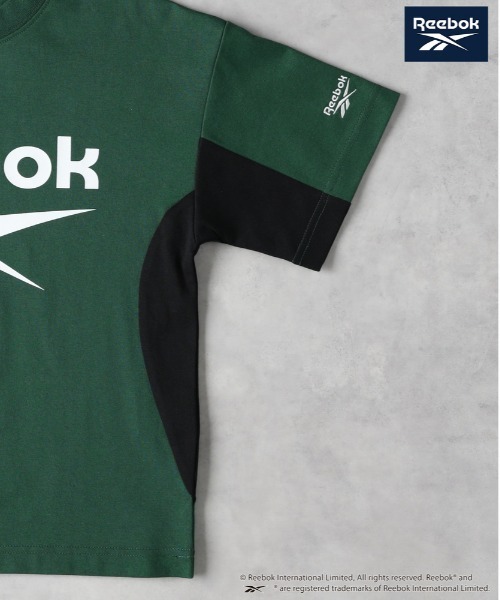 Right-on(ライトオン)の「【Reebok】【Reebok】配色切り替えTシャツ(Tシャツ/カットソー・キッズ・ブラック/ホワイト/グリーン・140/150/160/130)」の12枚目の写真