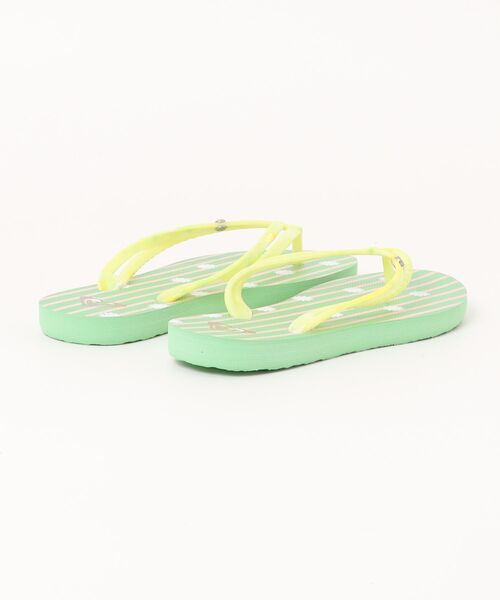 ROXY(ロキシー)の「ROXY ロキシー IN THE SUN レディースビーチサンダル(インザサン) RSD251209(サンダル・レディース・ブラック/グリーン系その他・23.0cm/24.0cm/25.0cm)」の4枚目の写真