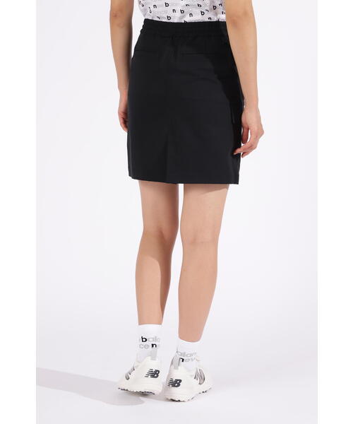 【ニューバランスゴルフ】美品♡ストレッチスカート シアサッカー ブラック L セール】【new balance golf】ストレッチ 撥水 セミタイト