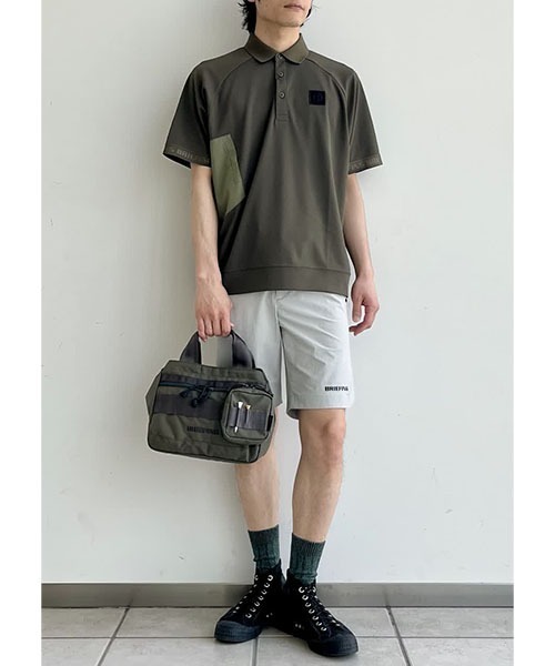 ⓂBRIEFING GOLF ブリーフィングゴルフ リラックスフィット半袖ポロ黒 セール】【BRIEFING GOLF／ブリーフィングゴルフ】CE MEN'S BIG