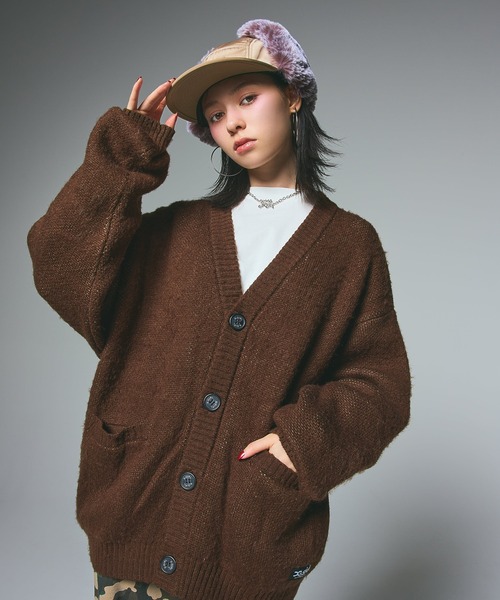 X-girl（エックスガール）の「DOG EAR JET CAP（キャップ・レディース・ブラック/オリーブ/ベージュ・ONE SIZE）」の14枚目の写真