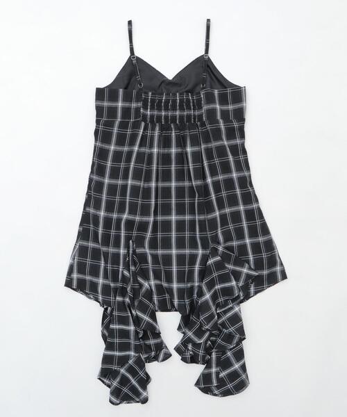 WEGO(ウィゴー)の「WEGO/チェックイレヘムキャミワンピース(ワンピース・レディース・ブラウン系その他2/ブラック系その他2・FREE)」の17枚目の写真