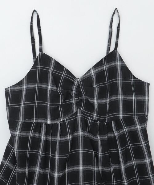 WEGO(ウィゴー)の「WEGO/チェックイレヘムキャミワンピース(ワンピース・レディース・ブラウン系その他2/ブラック系その他2・FREE)」の18枚目の写真