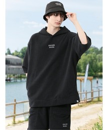 【マシンウォッシャブル】タカキュー Sauna Camp×T/Q パイルポンチョ(セットアップ可能)