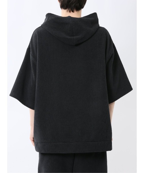 TAKA-Q（タカキュー）の「【マシンウォッシャブル】タカキュー Sauna Camp×T/Q パイルポンチョ(セットアップ可能)（パーカー・メンズ・ネイビー/ブラック/カーキ・FREE）」の8枚目の写真