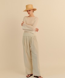 【kiehtova】AIRY WIDE PANTS/エアリー ワイド パンツ