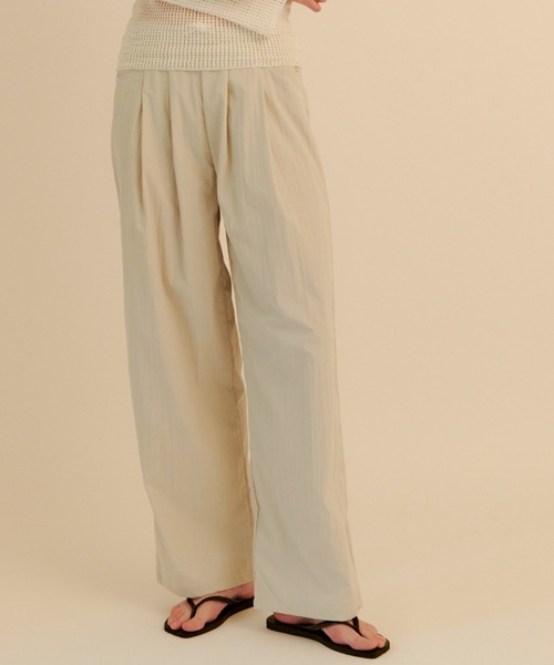 kiehtova(キエトヴァ)の「【kiehtova】AIRY WIDE PANTS/エアリー ワイド パンツ(カーゴパンツ・レディース・チャコールグレー/ライトグレー・M/L)」の7枚目の写真