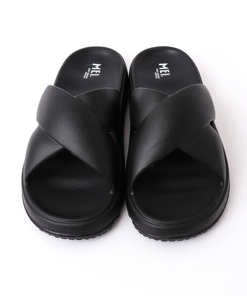 MEI（メイ）の「【MEI/メイ】CROSS SANDLE 251005（サンダル・メンズ・ブラック・S/M/L）」の4枚目の写真