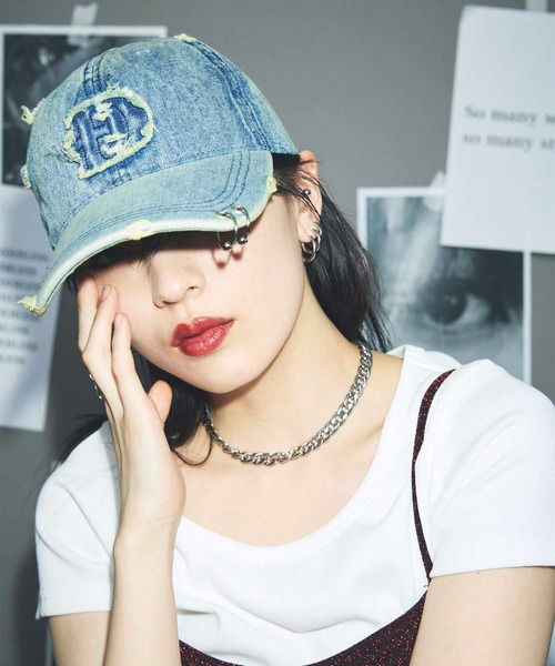 led.tokyo】LOGO PIERCE CAP/ロゴピアスキャップ（キャップ