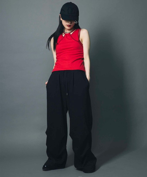 led.tokyo（レッドトウキョウ）の「【led.tokyo】LOGO PIERCE CAP/ロゴピアスキャップ（キャップ・レディース・ブラック/ブルー・FREE）」の12枚目の写真