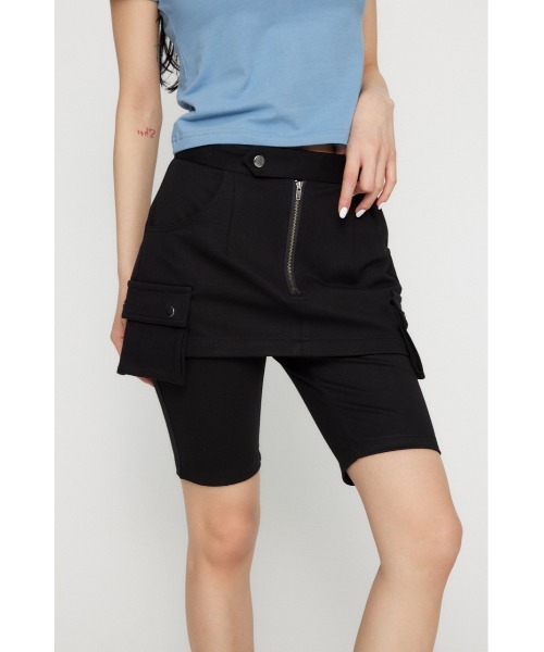 LAGUA GEM（ラグアジェム）の「BIKER POCKET 2PIECE パンツ（その他パンツ・レディース・ブラック/ブラウン・X-SMALL/SMALL/MEDIUM）」の5枚目の写真