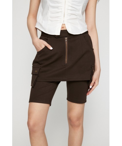 LAGUA GEM（ラグアジェム）の「BIKER POCKET 2PIECE パンツ（その他パンツ・レディース・ブラック/ブラウン・X-SMALL/SMALL/MEDIUM）」の9枚目の写真