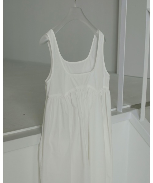 anuke（アンヌーク）の「Cotton Gather Combinaison（サロペット