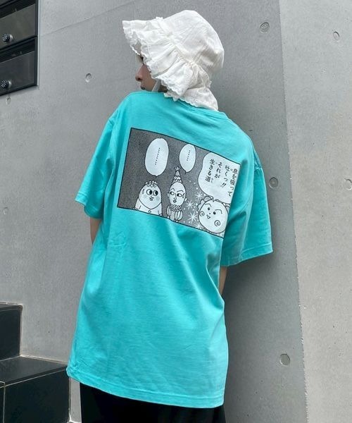 Candy Stripper（キャンディストリッパー）の「【コジコジ×Candy Stripper】それが生きる道 Tシャツ（Tシャツ/カットソー・レディース・オフホワイト/ブラック/グリーン・FREE）」の12枚目の写真