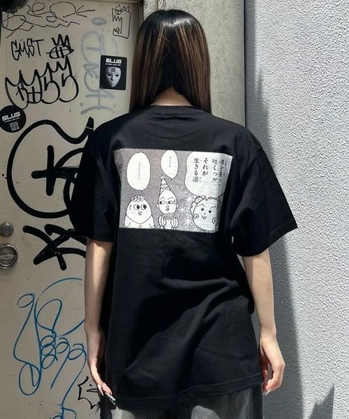 Candy Stripper（キャンディストリッパー）の「【コジコジ×Candy Stripper】それが生きる道 Tシャツ（Tシャツ/カットソー・レディース・オフホワイト/ブラック/グリーン・FREE）」の16枚目の写真