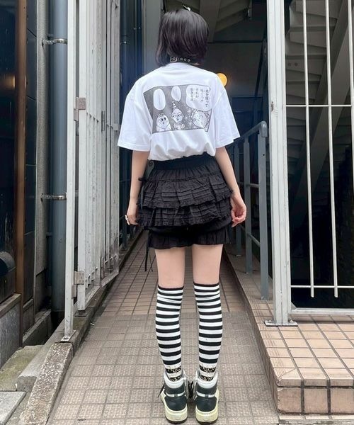 Candy Stripper（キャンディストリッパー）の「【コジコジ×Candy Stripper】それが生きる道 Tシャツ（Tシャツ/カットソー・レディース・オフホワイト/ブラック/グリーン・FREE）」の22枚目の写真