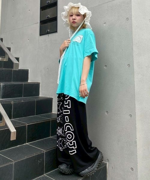 Candy Stripper（キャンディストリッパー）の「【コジコジ×Candy Stripper】それが生きる道 Tシャツ（Tシャツ/カットソー・レディース・オフホワイト/ブラック/グリーン・FREE）」の13枚目の写真