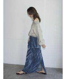 Htage（テージ）の「【Htage】ラップデザインベロアスカート（スカート）」