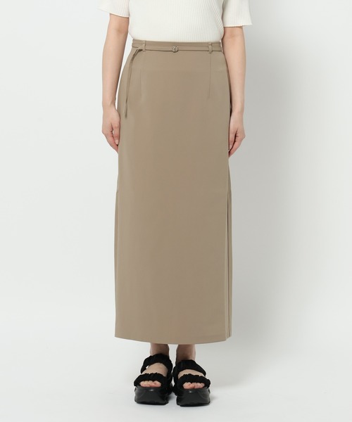 mysty woman（ミスティウーマン）の「ベルテッドナロースカート　 577251（スカート・レディース・ホワイト系その他/ブラック/グレイッシュベージュ・FREE）」の15枚目の写真
