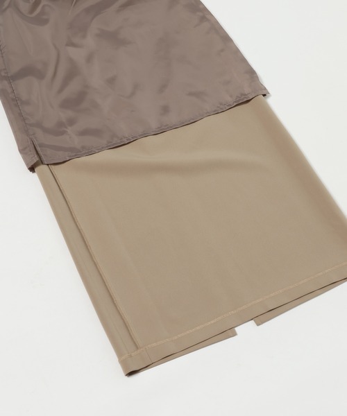 mysty woman（ミスティウーマン）の「ベルテッドナロースカート　 577251（スカート・レディース・ホワイト系その他/ブラック/グレイッシュベージュ・FREE）」の6枚目の写真