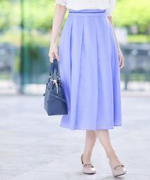 Reflect（リフレクト）の「【マシンウォッシュ可／セットアップ可】シアーボックスタックプリーツスカート（スカート）」