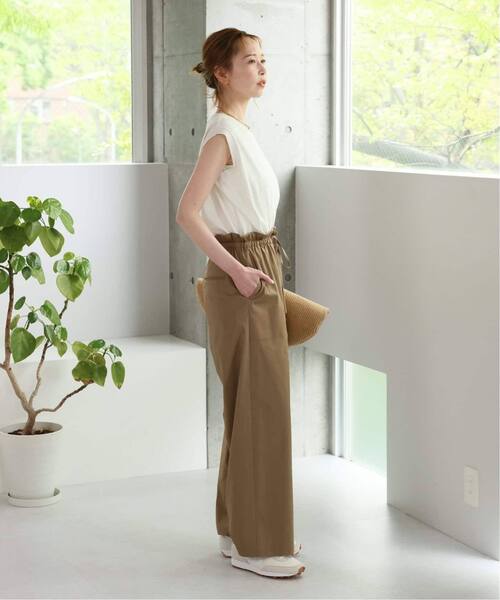 JOURNAL STANDARD(ジャーナルスタンダード)の「《追加3》汗ジミ防止天竺ノースリーブ(Tシャツ/カットソー・レディース・ホワイト/ブラック系その他/チャコールグレー・FREE)」の10枚目の写真