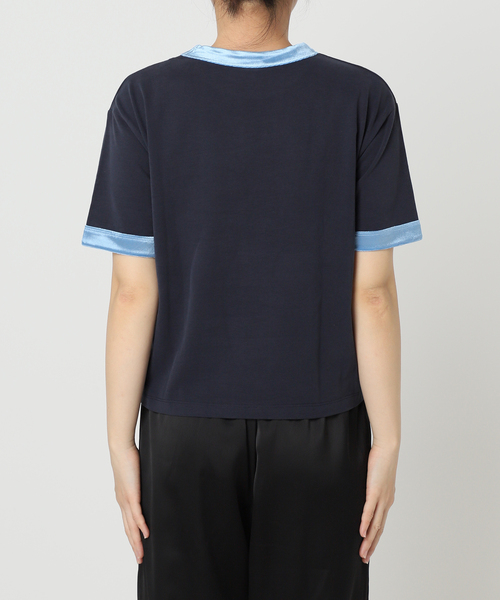 OUTDOOR PRODUCTS（アウトドアプロダクツ）の「ベロアリンガーTEE（Tシャツ/カットソー・レディース・ベージュ/ネイビー・FREE）」の10枚目の写真