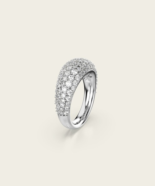 SWAROVSKI(スワロフスキー)の「【公式】【スワロフスキー】Sublima リング, ホワイト, ロジウム・プレーティング(リング・レディース・ホワイト・50)」の3枚目の写真