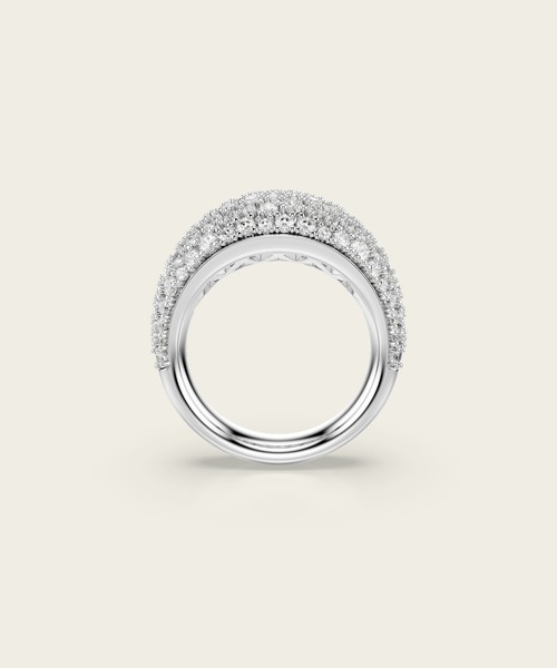SWAROVSKI(スワロフスキー)の「【公式】【スワロフスキー】Sublima リング, ホワイト, ロジウム・プレーティング(リング・レディース・ホワイト・50)」の4枚目の写真
