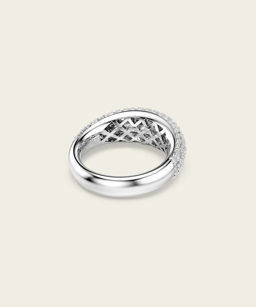SWAROVSKI(スワロフスキー)の「【公式】【スワロフスキー】Sublima リング, ホワイト, ロジウム・プレーティング(リング・レディース・ホワイト・50)」の5枚目の写真