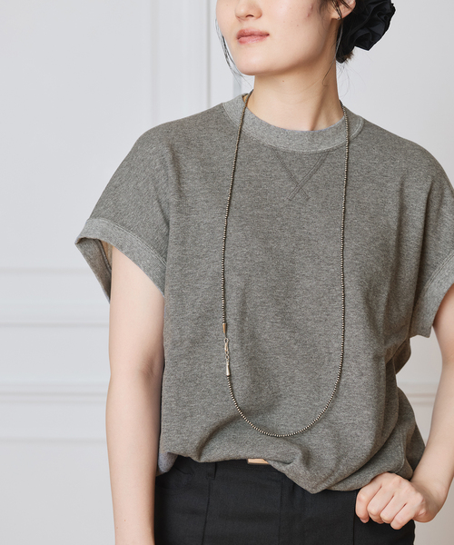 IENA LA BOUCLE(イエナラブークル)の「IENA LA BOUCLE 裏毛スリーブレスカットソー(Tシャツ/カットソー・レディース・グレー・FREE)」の10枚目の写真
