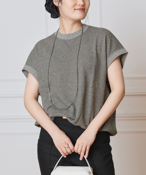 IENA LA BOUCLE(イエナラブークル)の「IENA LA BOUCLE 裏毛スリーブレスカットソー(Tシャツ/カットソー・レディース・グレー・FREE)」の13枚目の写真