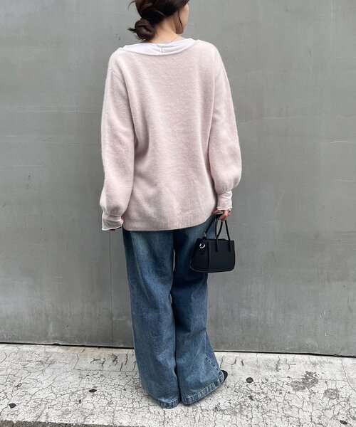 ファーウールキーネックニット（ニット/セーター）｜SHENERY