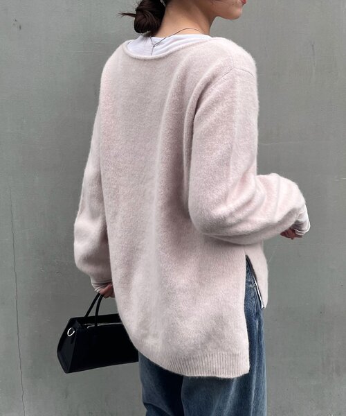 ファーウールキーネックニット（ニット/セーター）｜SHENERY