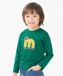 Moujonjon | ロゴ・バスワッペン付長袖Tシャツ(Tシャツ/カットソー)