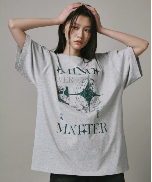 Verdnt(バーダント)の「マインド 半袖Tシャツ(Tシャツ/カットソー・メンズ・ブラック/グレー/ホワイト・LARGE/MEDIUM/SMALL)」の3枚目の写真