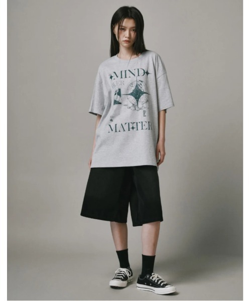 Verdnt(バーダント)の「マインド 半袖Tシャツ(Tシャツ/カットソー・メンズ・ブラック/グレー/ホワイト・LARGE/MEDIUM/SMALL)」の6枚目の写真
