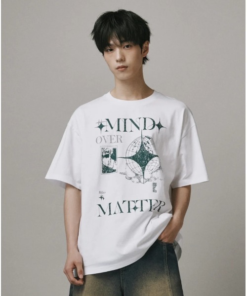 Verdnt(バーダント)の「マインド 半袖Tシャツ(Tシャツ/カットソー・メンズ・ブラック/グレー/ホワイト・LARGE/MEDIUM/SMALL)」の19枚目の写真