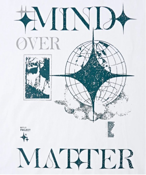 Verdnt(バーダント)の「マインド 半袖Tシャツ(Tシャツ/カットソー・メンズ・ブラック/グレー/ホワイト・LARGE/MEDIUM/SMALL)」の15枚目の写真