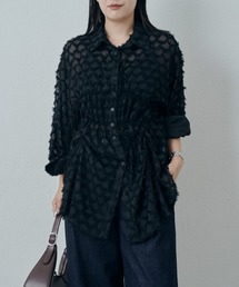 Lui's | ジャガードシャーロリングブラウス(シャツ/ブラウス)