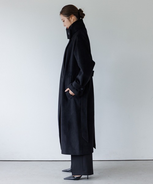 2way collar long coat（2ウェイカラーロングコート）（トレンチコート