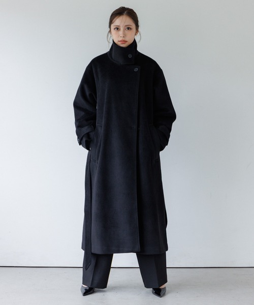 2way collar long coat（2ウェイカラーロングコート）（トレンチコート