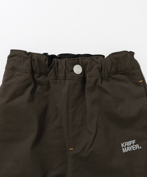 KRIFF MAYER Kid's Collection（クリフメイヤーキッズコレクション）の「綿カーゴジョガーパンツ（カーゴパンツ・キッズ・チャコール/ブラウン/ブラック/カーキ・120/130/140/150/160/170）」の16枚目の写真