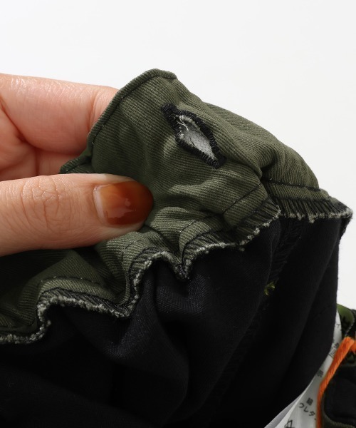 KRIFF MAYER Kid's Collection（クリフメイヤーキッズコレクション）の「綿カーゴジョガーパンツ（カーゴパンツ・キッズ・チャコール/ブラウン/ブラック/カーキ・120/130/140/150/160/170）」の17枚目の写真